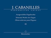 Selected Organ Works, Vol. 3 Organ sheet music cover